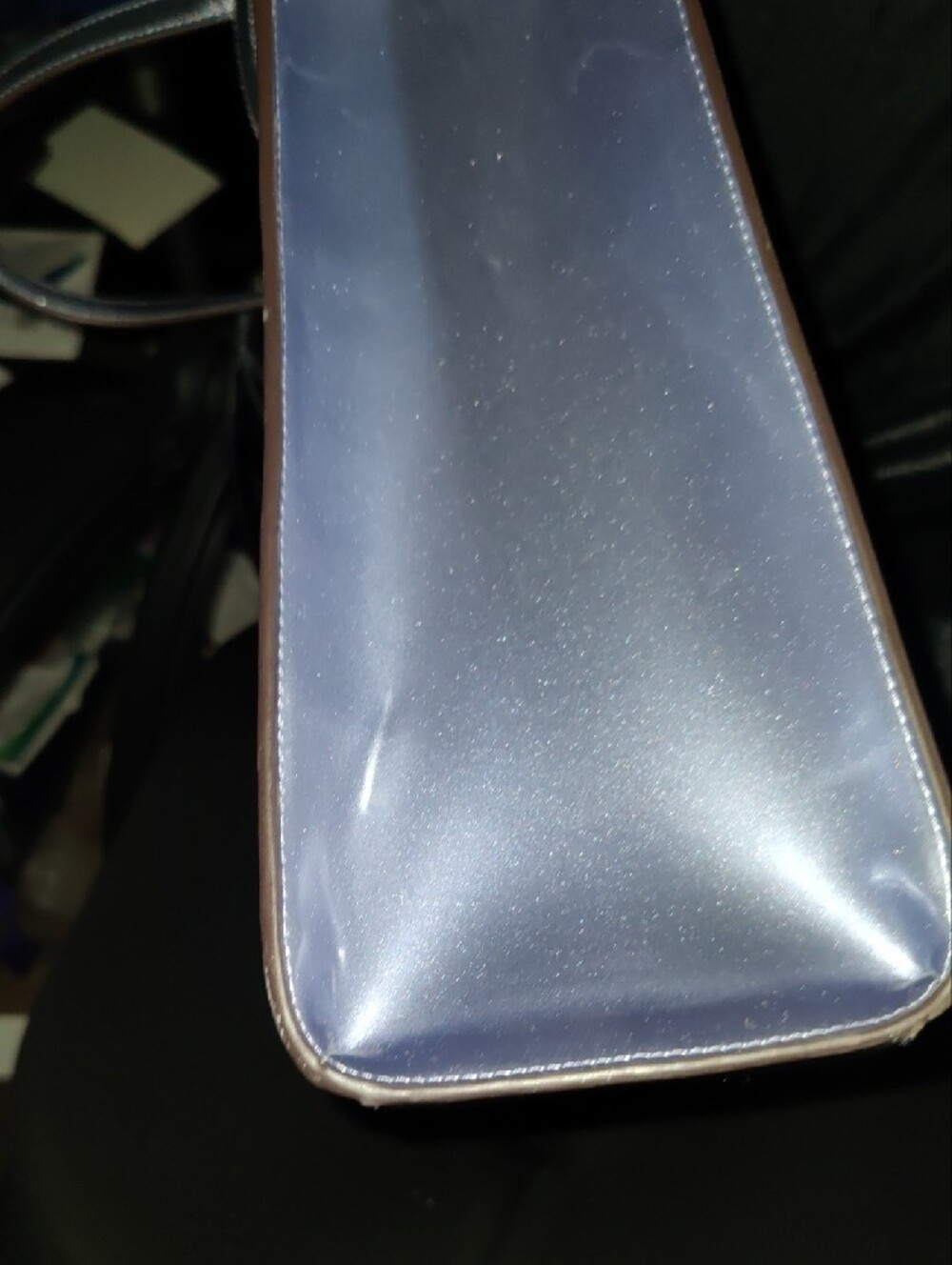 Kate Spade Lilac‑Silver Tote with Yellow Floral Appliqué • Chic & Rare - Picture 6 of 16